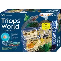 Kosmos Triops World – Experimenteerset – Kweek oeroude krabjes uit de oertijd – Inclusief kweekbak, eieren en voedersets – Triops Wereld