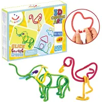 Clics Toys 70stuks set- flexibele bouwstaafjes- speelgoed 4,5,6,7,8 jaar jongens en meisjes- knutselen meisjes jongens- constructie speelgoed- Montessori speelgoed- educatief speelgoed