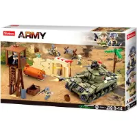 Sluban Army WWII Leger grote veldslag - Bouwspeelgoed modelbouw bouwdoos met 790 bouwstenen - M38-B0713 vanaf 8 jaar