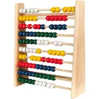 Goki Educatief speelgoed - Telraam - 25X8X29Cm - Hout - 4 Jaar