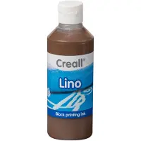 Creall lino blockprintverf bruin, 250ml