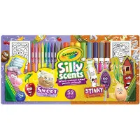 Crayola - Silly Scents - Hobbypakket - Kleuren Met Geuren - 55 Stuks