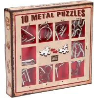 Eureka 10 Metalen Puzzels Rode Editie
