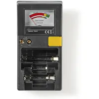 Nedis Batterijtester | 9V AA-AAA-Button Cell C-D | Zwart | 1 stuks - BATE110