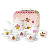 Simply For Kids Theeset porcelein cupcake