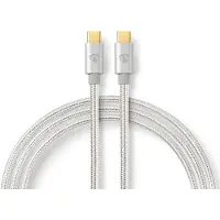 Nedis USB-Kabel | USB-C Male naar USB-C Male | 480 Mbps | 2 m | 1 stuks - CCTB60800AL20 CCTB60800AL20