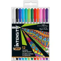 BIC Intensity Viltstiften - Extra Fijn 964893 12 Stuks