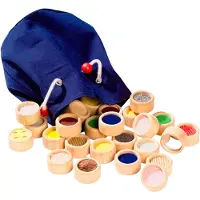 Goki Memory - Voelen - 32 Delen - 16 Verschillende Structuren - 3 Jaar