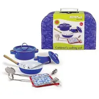 Simply For Kids Kookset in koffer blauw