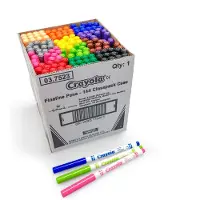 Crayola - Stift - Schoolverpakking 144 Afwasbare Viltstiften Met Dunne Punt