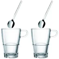 Leonardo SENSO Latte Macchiato Set 350ml - 4Delig