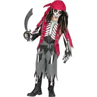 Widmann Pirate Cabin Skeleton Child Costume Veelkleurig 8-10 Years