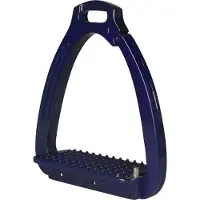 Horka stijgbeugelset 5-Star-veiligheid aluminium/RVS navy