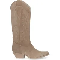 Sacha suède cowboylaarzen beige female | Maat: 40