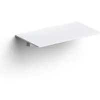Clou Sjokker Telefoon/douche Planchet - Wandmodel 18cm - Mat Wit - Accessoires, Wastafel accessoires, Planchetten - 8717462010356