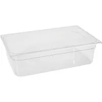 Hendi Semi-transparante polycarbonaat GN-container GN 2/1 hoogte 200 mm - 861196