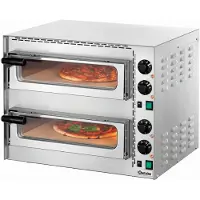 Bartscher Pizza Oven Bartscher, RVS, 1x35cm pizza, 57(b)x48(h)x55(d), 230V/3400W