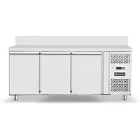 Hendi Koelwerkbank Hendi, RVS, 3 deurs, spatrand, 180(b)x85(h)x70(d), 230V/300W
