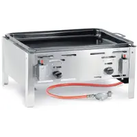 Hendi Gas barbecue met braadpan