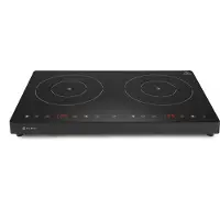 Hendi Dubbele inductiekookplaat Black Line, RVS, 37(b)x60,8(d)x6,1(h)cm, 239414
