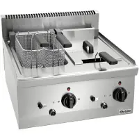 Bartscher Friteuse Bartscher, elektrisch, 2x8L, 60(b)x29(h)x60(d), 400V/12.6kW