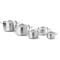 Hendi Kookpan RVS Ø24cm 6L Inductie Zilver zilver RVS Pan