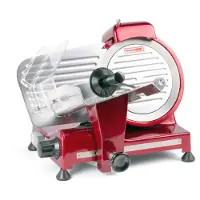 Super Merchant Snijmachine Profi Line 220 rode uitvoering, Aluminium;RVS, Rood, 42(b)x44(d)x35(h)cm, 970294