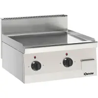 Bartscher Bakplaat Bartscher, elektrisch, glad, tafelmodel, 60(b)x29(h)x60(d), 400V/ 7.2kW