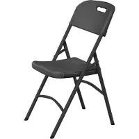 Hendi Catering stoel - zwart, HDPE (Hoge dichtheid Polyethyleen), Zwart, 44(b)x54(d)x84(h)cm, 810989