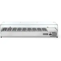 Hendi Koelvitrine | RVS | 9x GN 1/4 150 mm