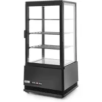Hendi Koelvitrinekast 78L, RVS, 40,6(b)x45,2(d)x96,6(h)cm, 233658