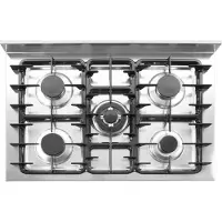 Hendi Gasfornuis Met Oven Geschikt voor de Horeca | 5 Branders
