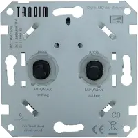 Tradim LED Dimmer DUO inbouw - 1-100W - Fase afsnijding