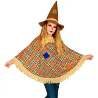 Widmann Scarecrow Hat Costume Veelkleurig