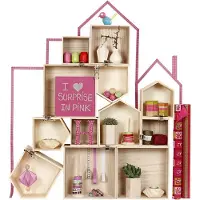 Creativ Company Houten Showdozen Vierkant Set van 3 stuks h:15-28