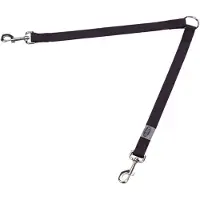 Nobby Koppellijn Classic - Hond - Nylon - Zwart - 2,5 x 45 cm