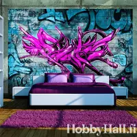 Artgeist Fotobehang – Behangpapier - Fotobehang - Anonymous graffiti 400x280 -