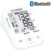 Rossmax X5 BT bovenarm bloeddrukmeter met boezemfibrilleren (AFib) detectie en smartphone verbinding