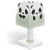DALBER Panda kinderkamer-tafellamp, groen