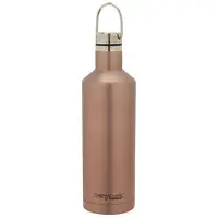 Thermos | Isoleerfles Traveler rvs bruin 7x7x24 cm thermoskannen | NADUVI