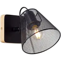 Brilliant 40110/76 - 1 Spots Wandlamp Metaal/Hout