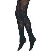 Bonanza Panty - ZigZag Ruit - Zwart - Maat M (40-42)