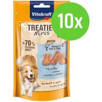 Vitakraft Treaties Minis Zalm & Omega 3 - hondensnack - 10 verpakkingen