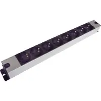 SOLAR PLUS Sol contactdooscombi 8v zwart/alu