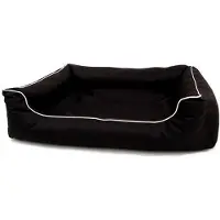 Lebon Ligbed voor honden Paula zwart 100x75x22cm