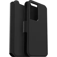 Otterbox Strada Via Samsung Galaxy S22 Book Case Leer Zwart