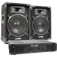 Complete geluidsset MAX8 met SPL400 versterker