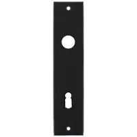 Intersteel Kortschild rechthoekig sleutelgat 72mm - mat zwart