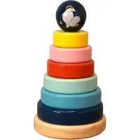 Barbo Toys Barbie speelgoed houten toren Moomin piramide
