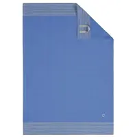 Cawö theedoek Two-tone 50x70 blauw
